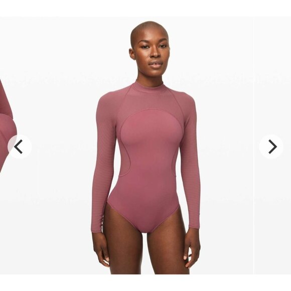 Lululemon Wade The Waters Long Sleeve Paddle Suit Size 2 Swim UV Nylon NWOT - Picture 1 of 11
